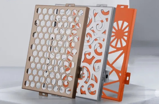 Wood Grain Finish Aluminum Veneer Cladding for Curtain Wall