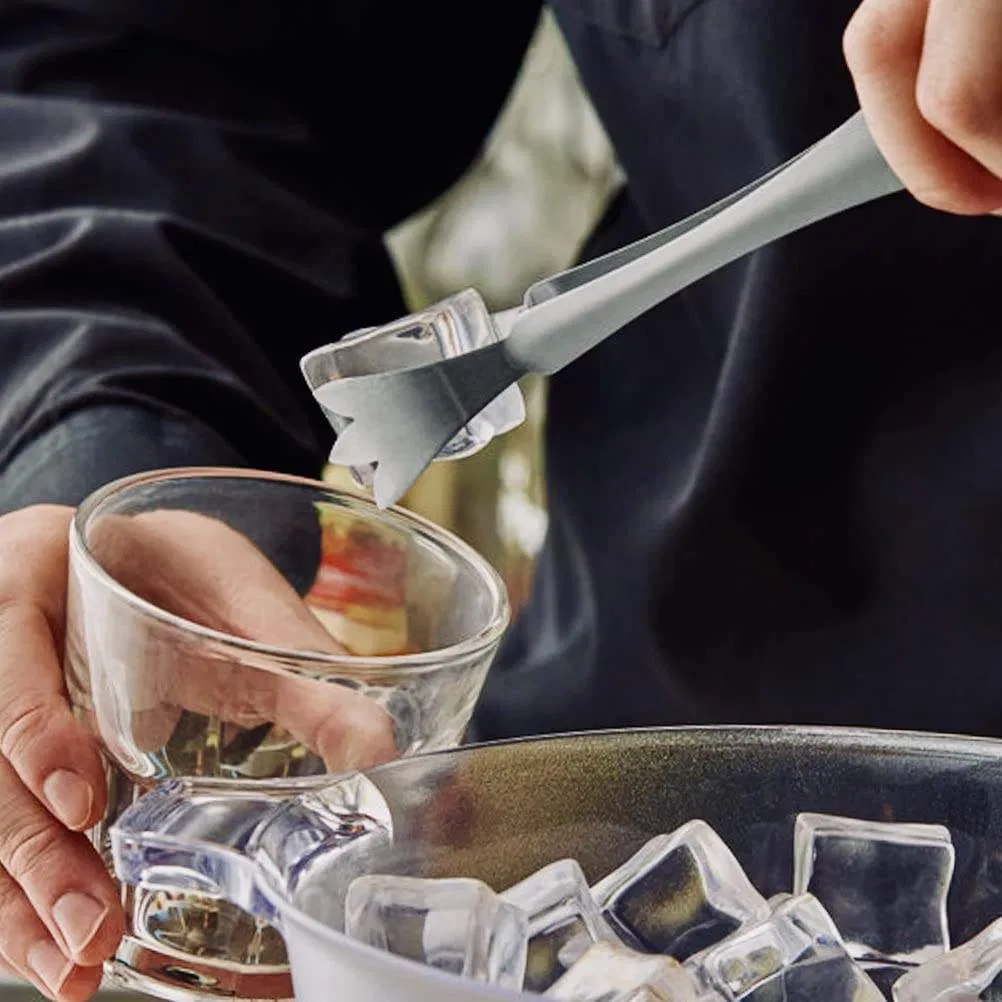 Claw Style Tong Stainless Steel Appetizers Small Serving Sawtooth Tongs Sugar Cube Clips with Teeth Ice Cube Tongs