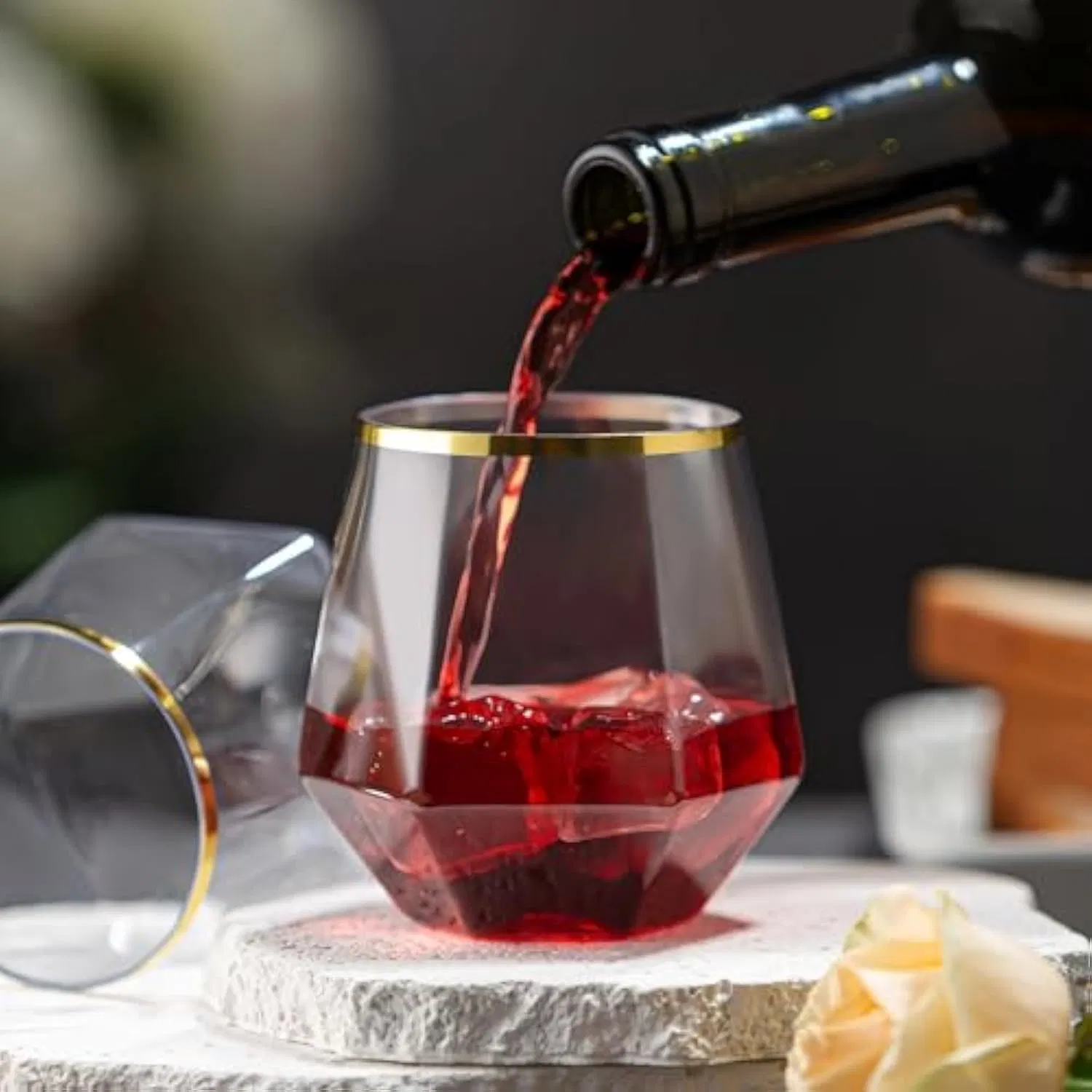 Небьющийся бокал для вина и шампанского Diamond Glassware, 12 унций