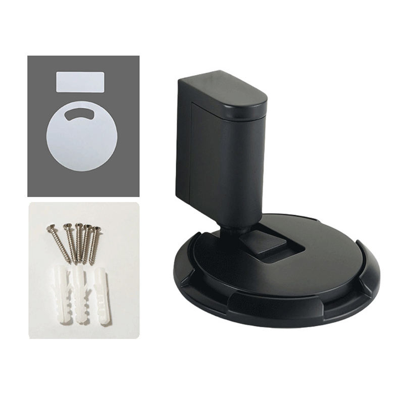 Magnetic Non Punch Brushed Nickel Heavy Duty Under Wall Metal Door Stop