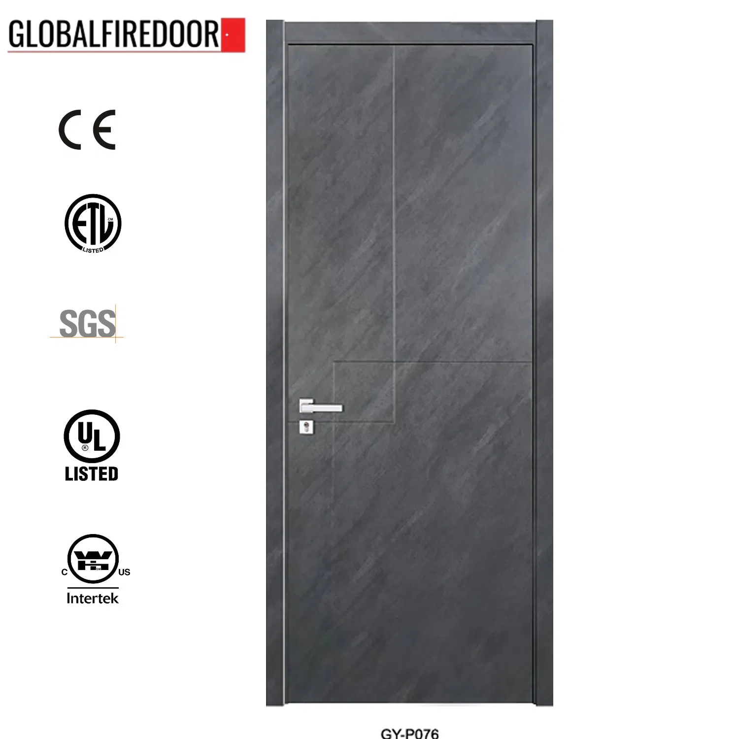 UL Listed 90 Min Wood Fire Doors for Hotel Hospital