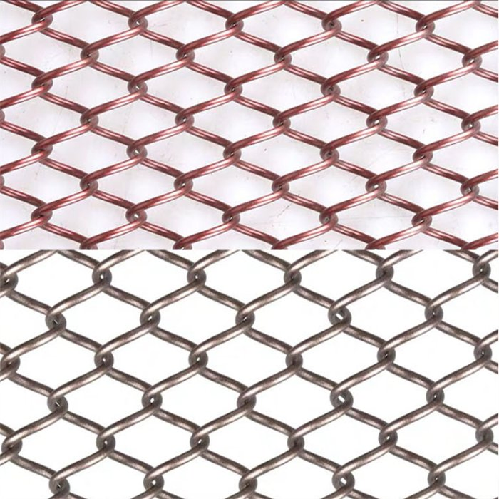 Stainless Steel Metal Mesh Fabric Drapery Curtain Stainless Steel Link Chain Mail Ring Mesh for Interior Design