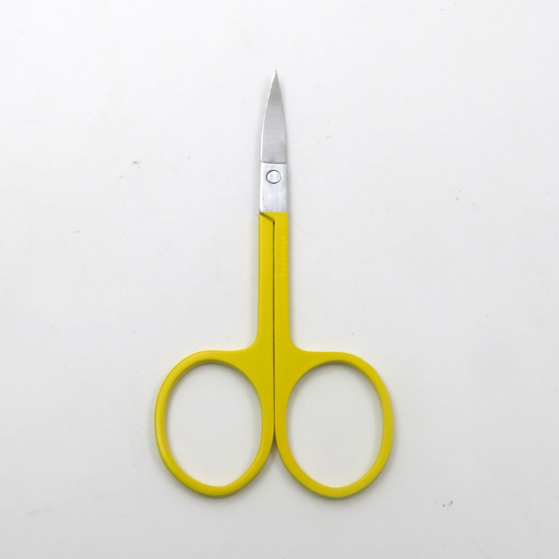 Colorful Handles Stainless Steel Beauty Eyebrow Hair Trimming Scissors Tools