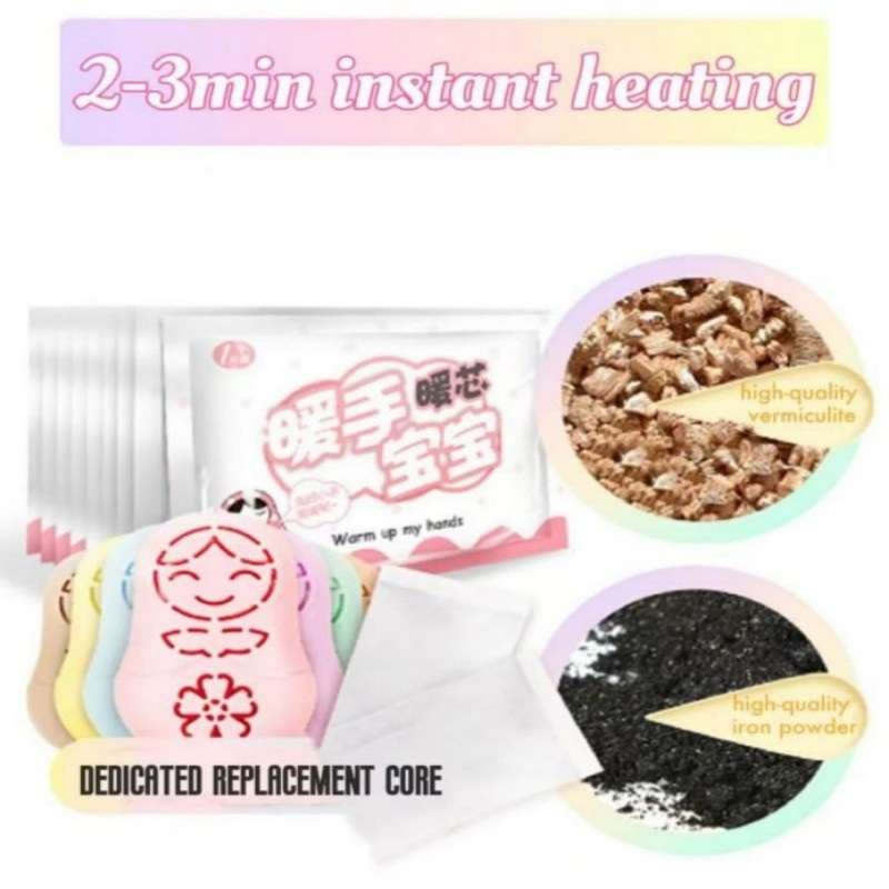 Natural Self-Heating Hand Warmer Hot Pack for Hands Winter Warm Physical Therapy