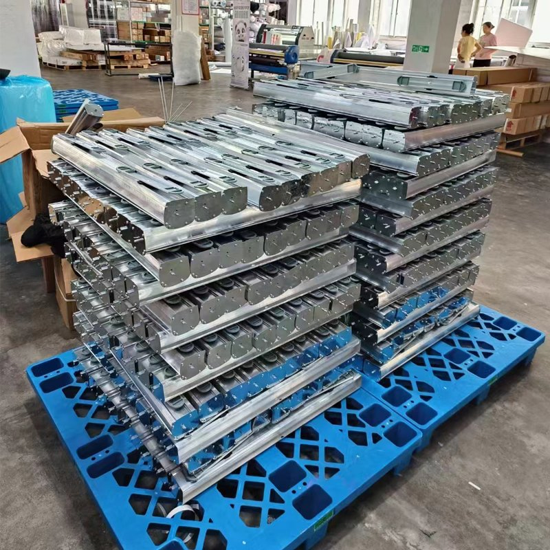 Aozhan Portable Roll up Banner Stand Roller Banner with Poster Prints Exhibit Display for Outdoor