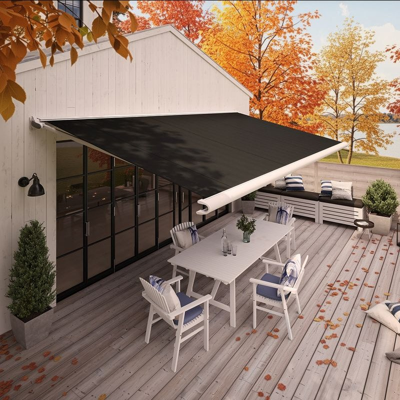 High Quality Outdoor Electric Awning with Remote Control and Stylish Finish