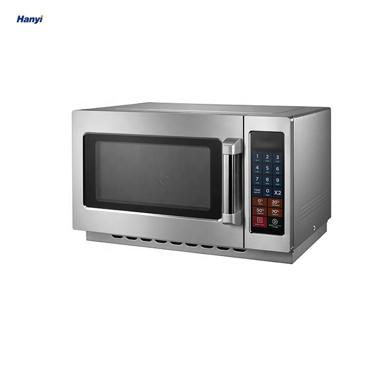 34L 1000W Restaurant Counter Top Stainless Steel Commercial Microwave Oven