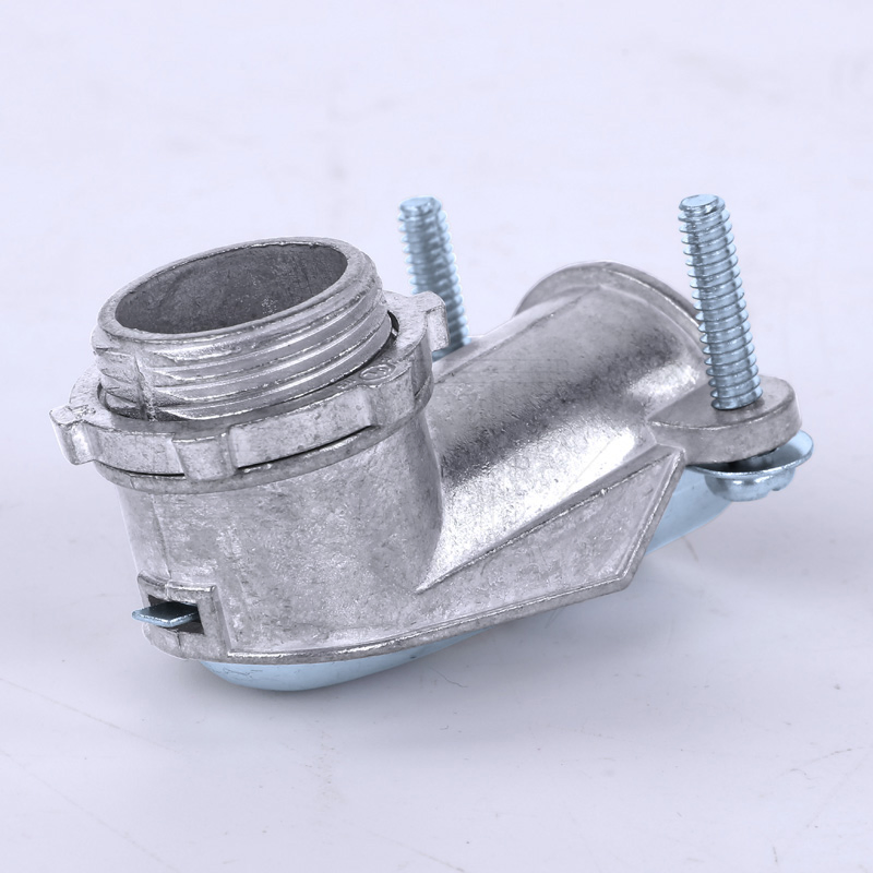 Flexible Conduit 90 Degree Zinc Squeeze Connector