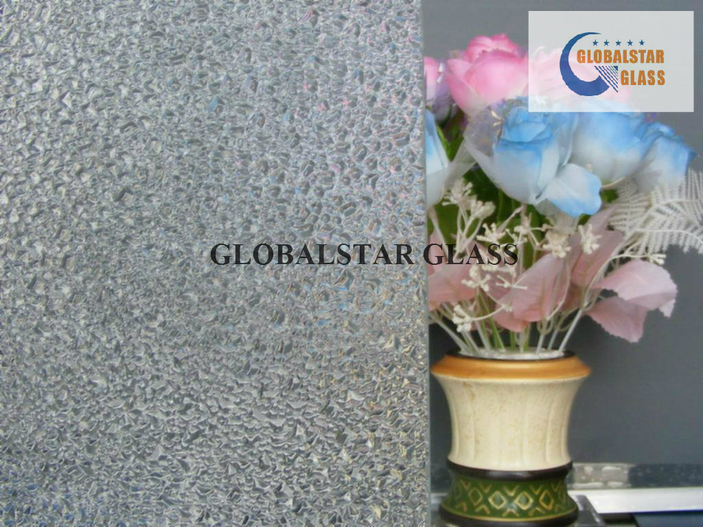 3mm, 4mm, 5mm, 6mm Diamong Patterned Glass /Clear Diamond Glass/Diamond Figured Glass/Diamond Rolled Glass/Decorative Glass