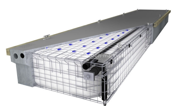Concrete Dock Design and Floating Foam Dock Pontoon