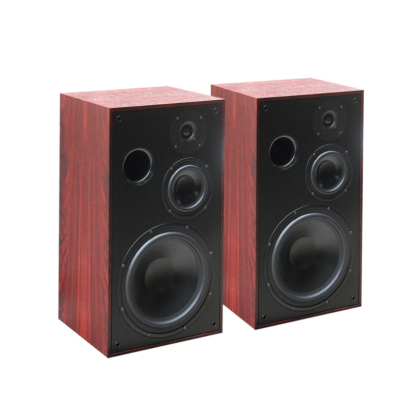 Passive Bookshelf Speakers 3 Way Home Stereo Theater HiFi High Power