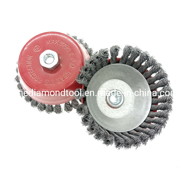 Абразивная щетка 150 мм для шлифовки камня и стекла