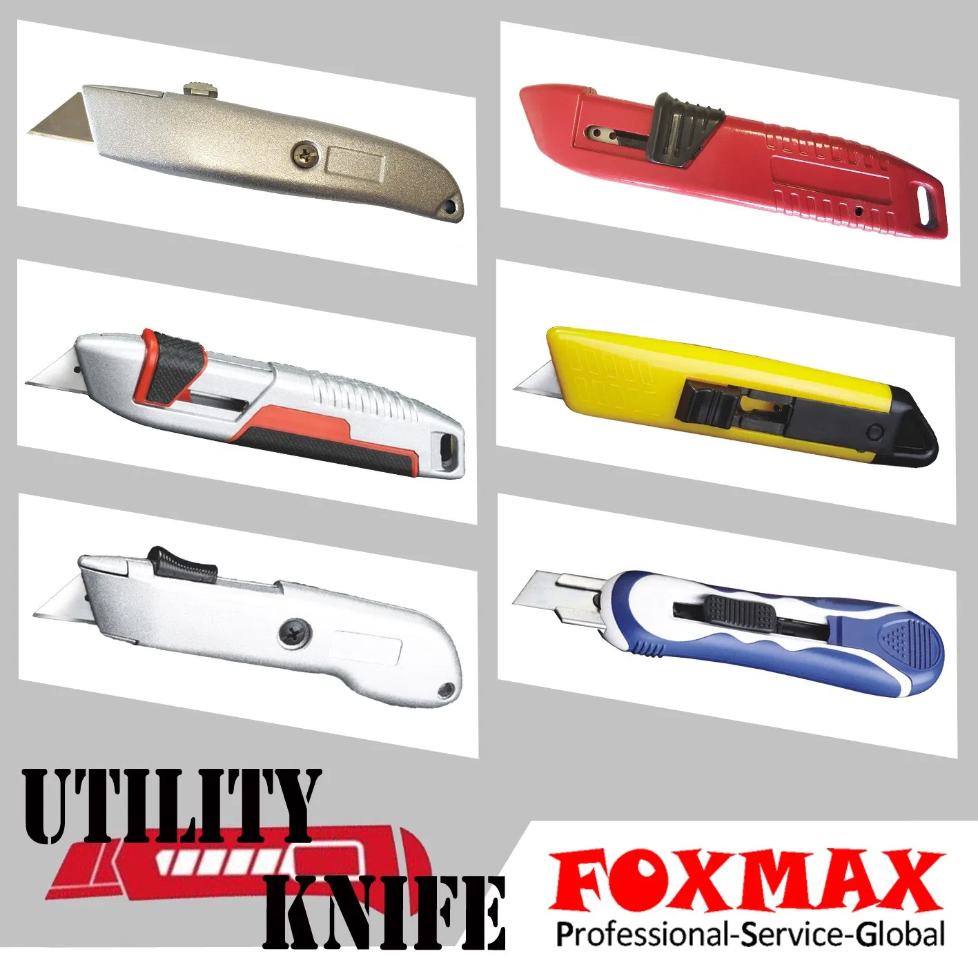 Premium Paper Box Cutter Utility Knife for Easy Cutting (FUK-01)