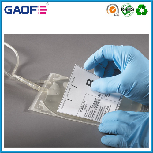 Minus 196 to 110 Degrees Celsius Liquid Nitrogen Environment Low Temperature Resistant Blood Bag Cryo Label Sticker