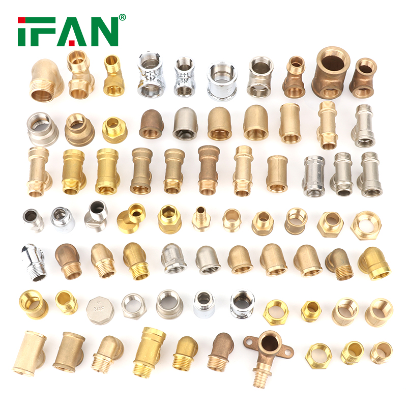 Ifan 1/2''-2'' Cw617 Equal Reducer Female Male Thread Brass Fitting