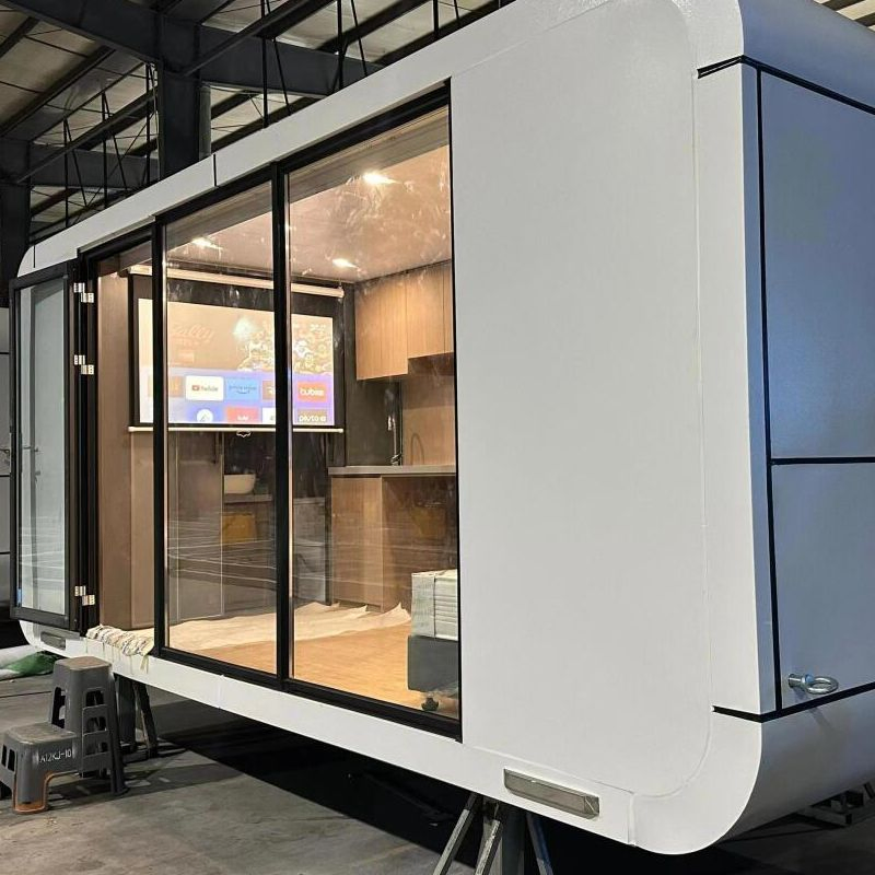 Hot Sale Prefabricated House Tiny Apple Cabin Office 20FT 40FT Modular Prefab Container Office Portable Apple House Pod Movable