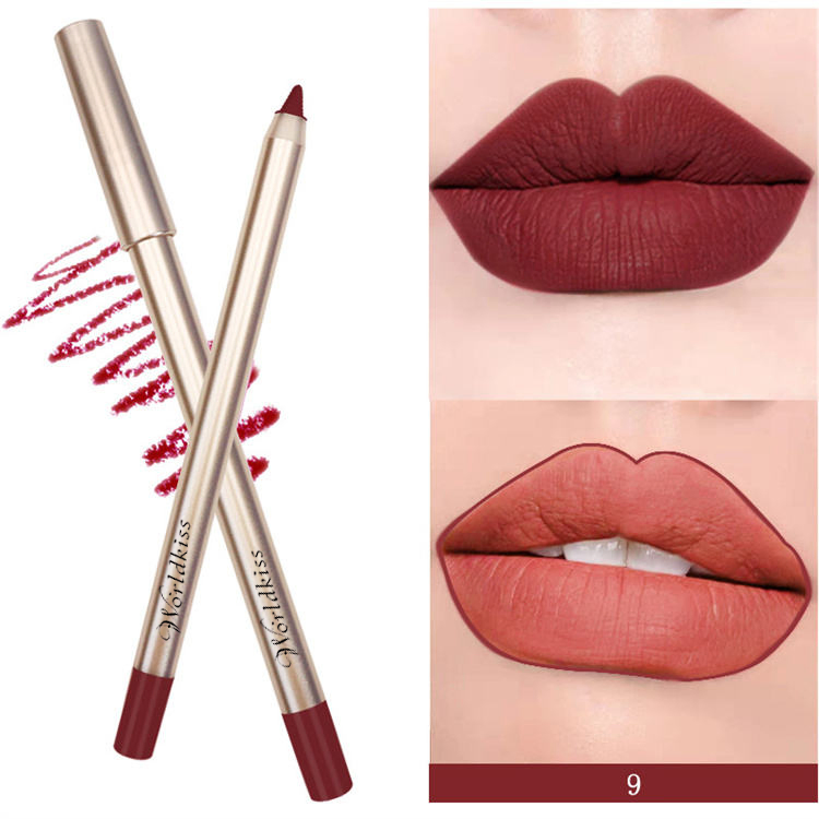 2025 New Vegan Waterproof Custom Private Label Brand Logo Lipliner Pencil