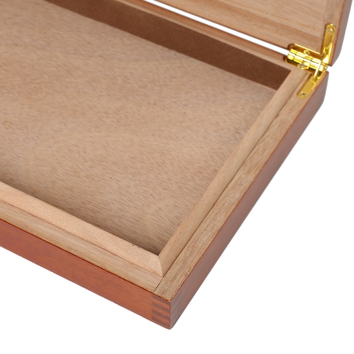 Wholesale High-End Spanish Cedar Humidor Box Mahogany Cigarette/Tobacco Box Cigar Humidor