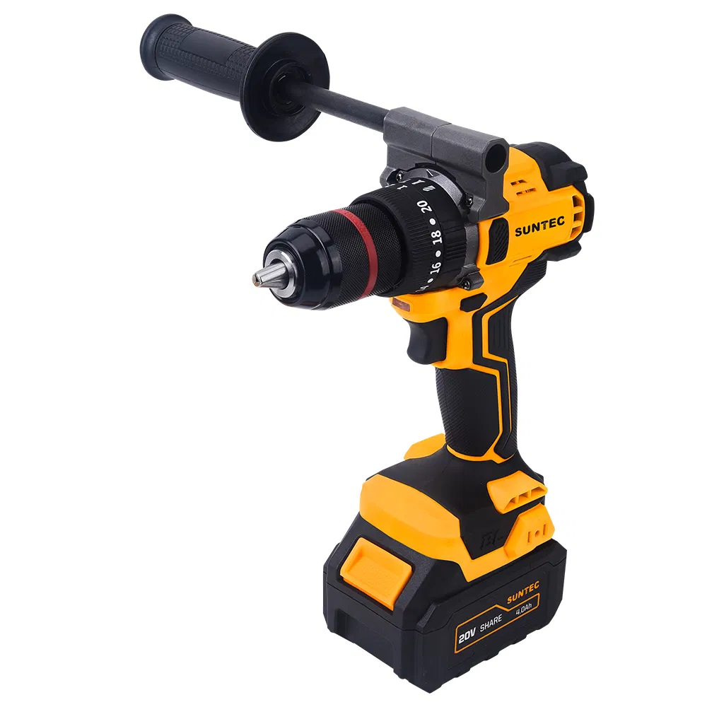 Аккумуляторная дрель-шуруповерт Suntec 13мм 3-в-1