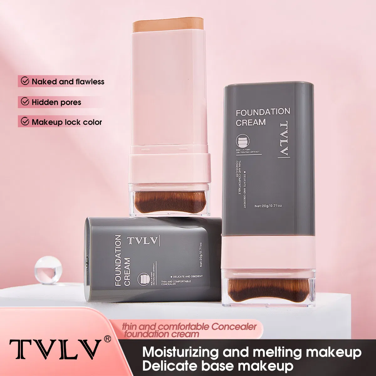 Long-Lasting Hydrating Concealer Liquid Foundation for Radiant Skin
