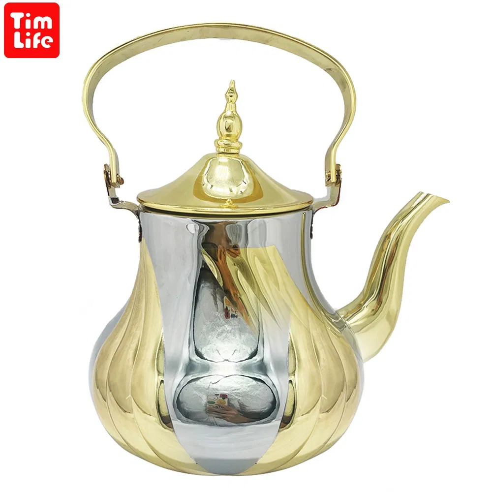 Арабский кофейник с золотым покрытием, 24-60 унций