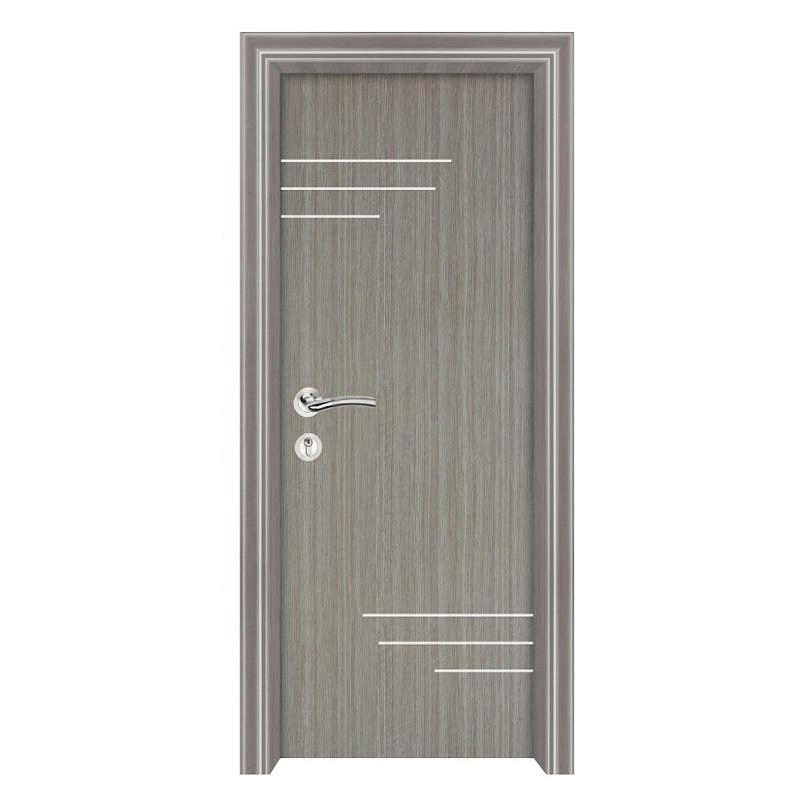 Internal Watertight WPC Doors Mothproof WPC Room Door with Frame
