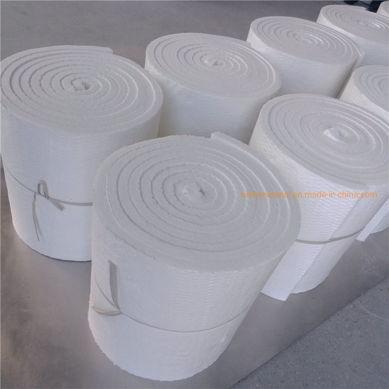 Heat Proof Alumina Silicate Refractory Ceramic Fiber / Fibre Blanket Thermal Insulation Material for Heat High Temperature Furnace Lining