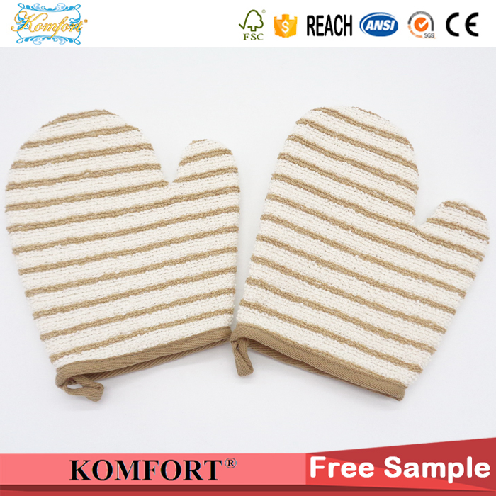 Bamboo Fiber Softtextile Shower SPA Bath Glove