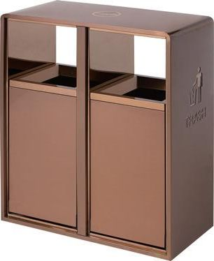 Мусорное ведро из нержавеющей стали, современный дизайн