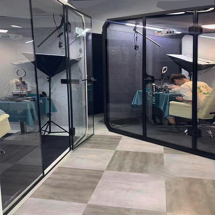 Office Phone Pods Fashion Pods Portable Easy Podbooth Pod Studio Kit Silence Booth Soundproof