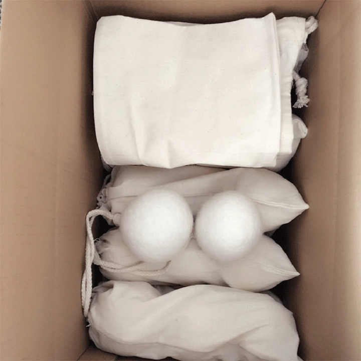 6PCS/Set Washing Machine Cleaning Ball Laundry Wool Dryer Ball Anti-Winding Clothes Hair Remover Cleaning Ball