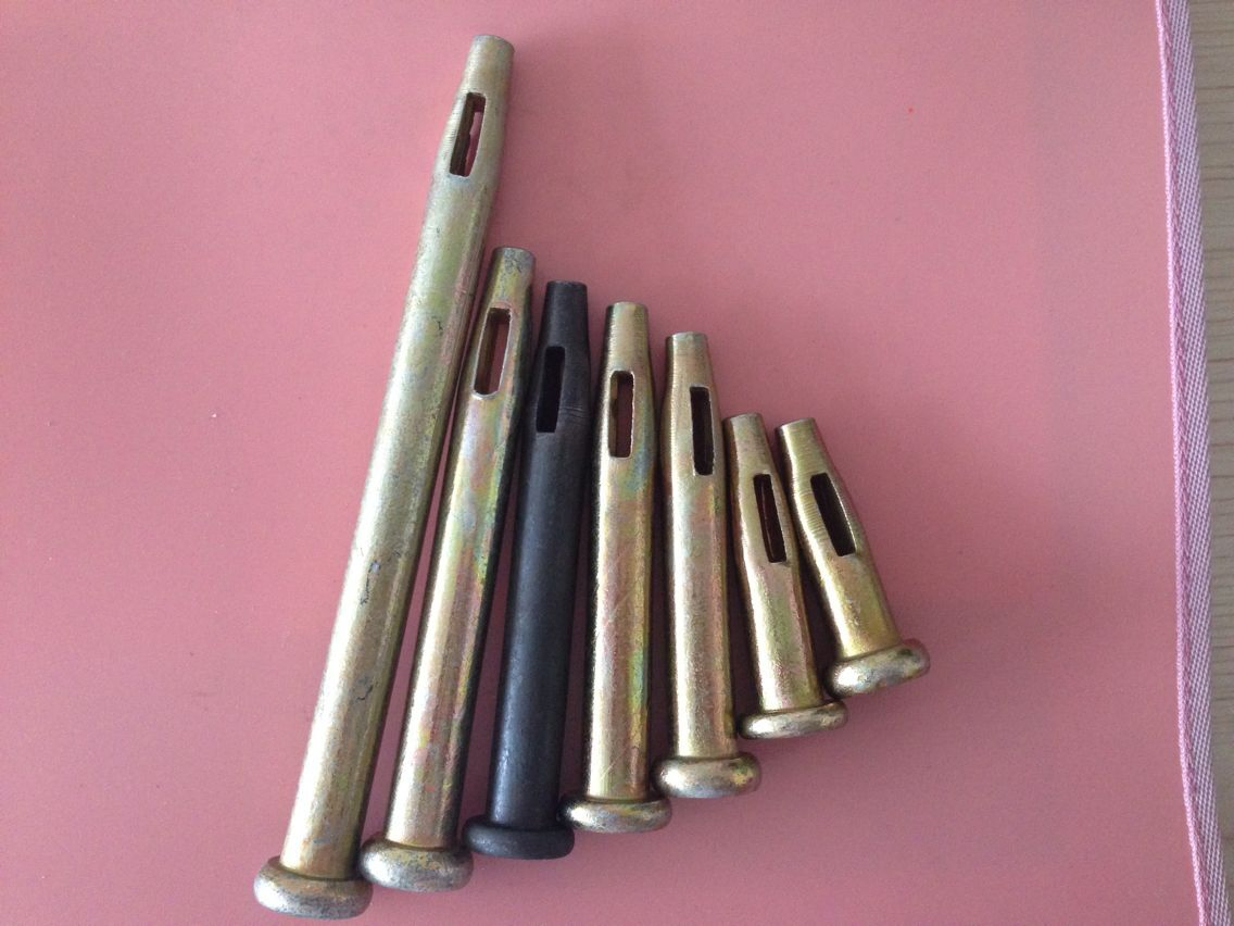 Aluminum Form Stub Pin Hollow Pin 48g