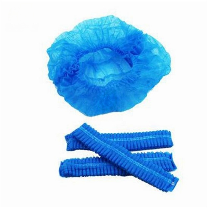 Protective Mob Cap Nonwoven Round Cap Disposable Mob Cap Doctor Cap Dental Bouffant Cap