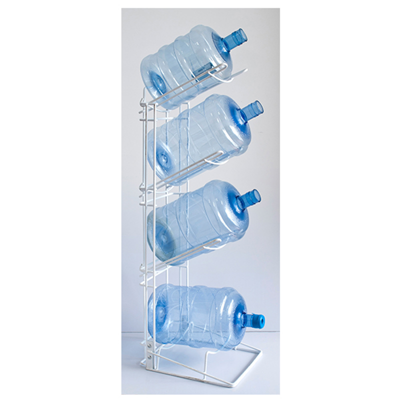 4-Layer Adjustable Metal Cradle for Bottled Water Storage