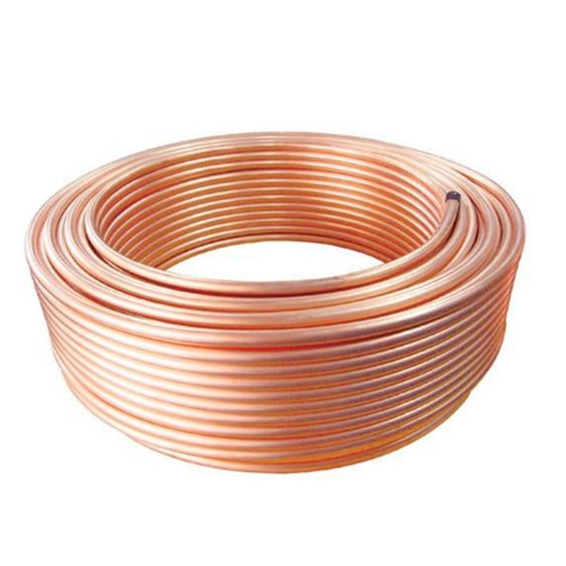 High Quality Refrigeration Copper Tube for Refrigeration Copper Pipe Pancake 1/4" 3/8" 1/2" Copper Pipes for Air Conditioners