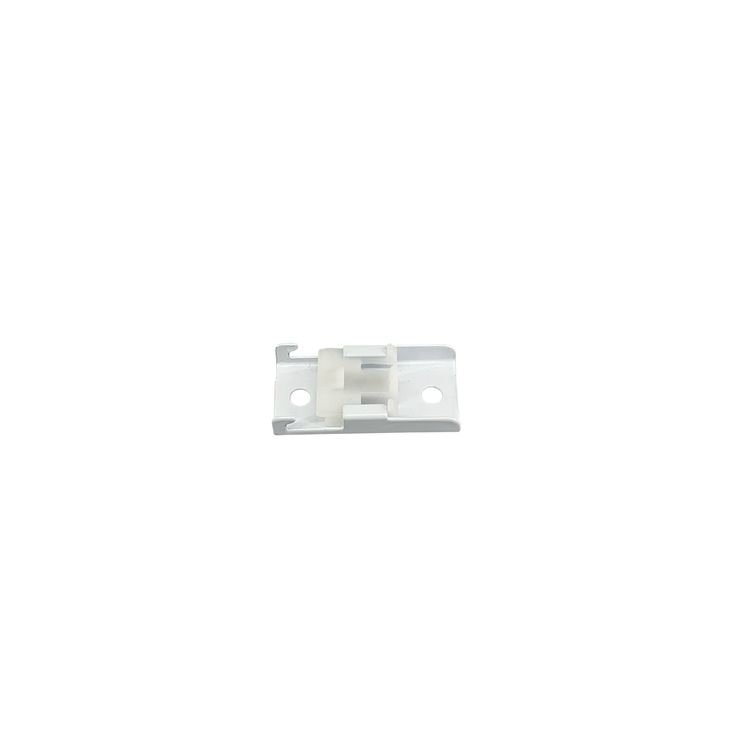 Top Quality Single 17 mm Track Curtain Profile Plating White Mounting Metal Steel Wall Bracket