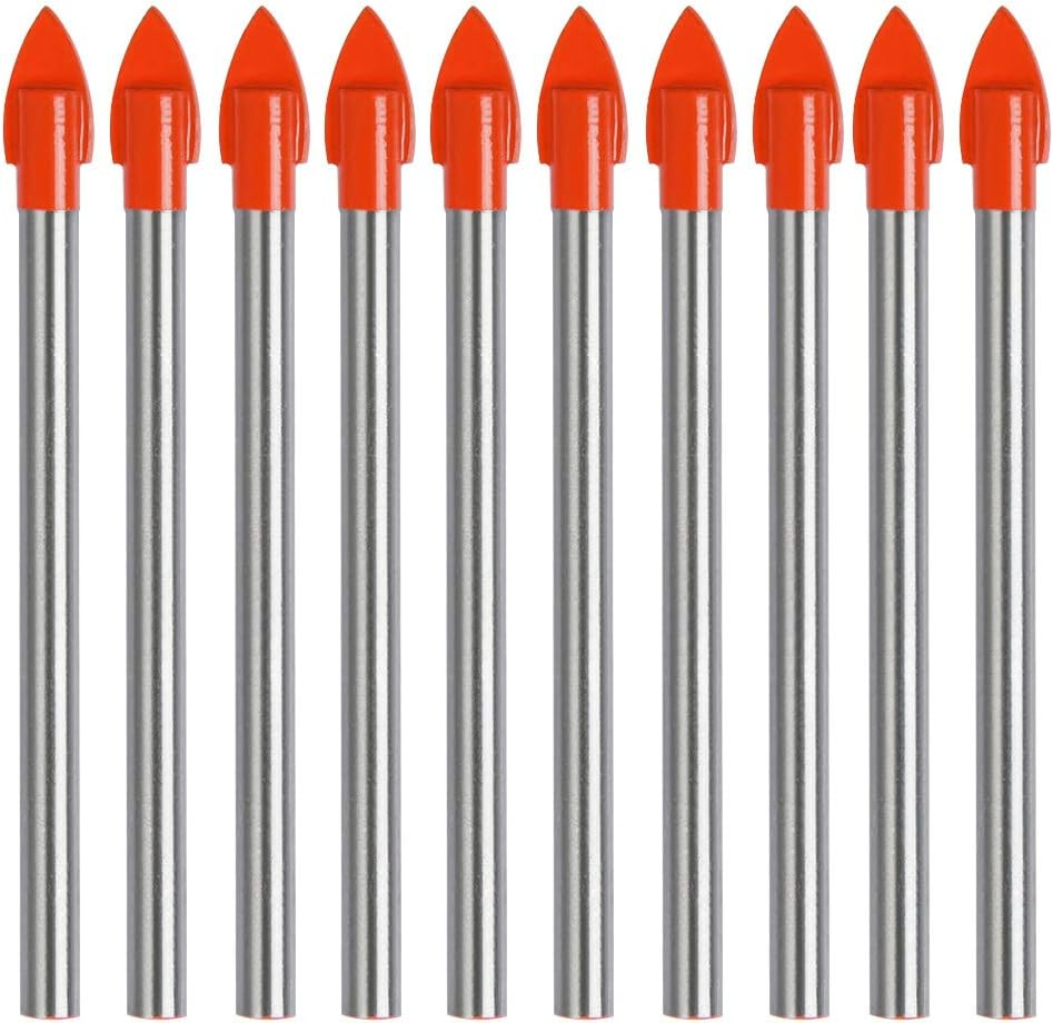 3mm 4mm 5mm 6mm Cross Hex Tile Bits Glass Ceramic Concrete Hole Opener Alloy Brocas Para Azulejos