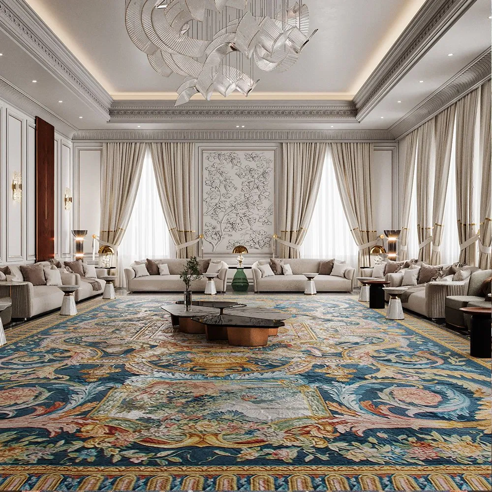 Carpet Factory Wholesale Customized Easy to Clean Mat Non-Slip Large Modern Carpet for Family Bathroom and Kitchen Carpet Well Selling Carpet Faux Silk Carpet