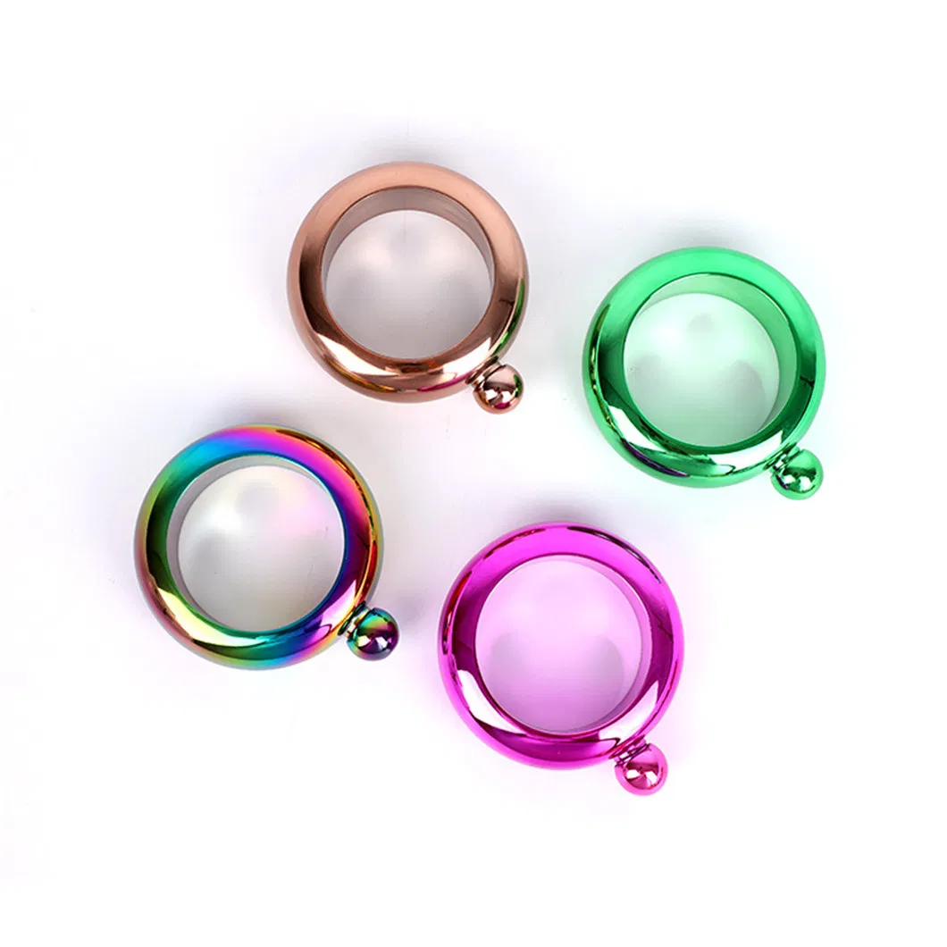 Colorful Bracelets Stainless Steel Bottle for Wine Hip Flask on The Wrist