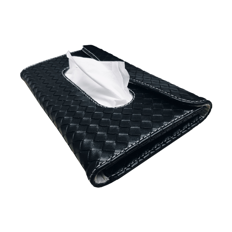 Factory Price Car Leather Fashion Luxury Magnetic Tissue Holder