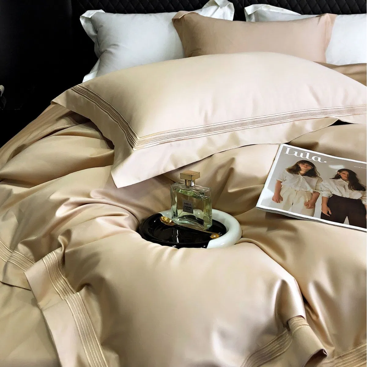 Modern Cotton Comforter Organic Home Textile Chic Bedding