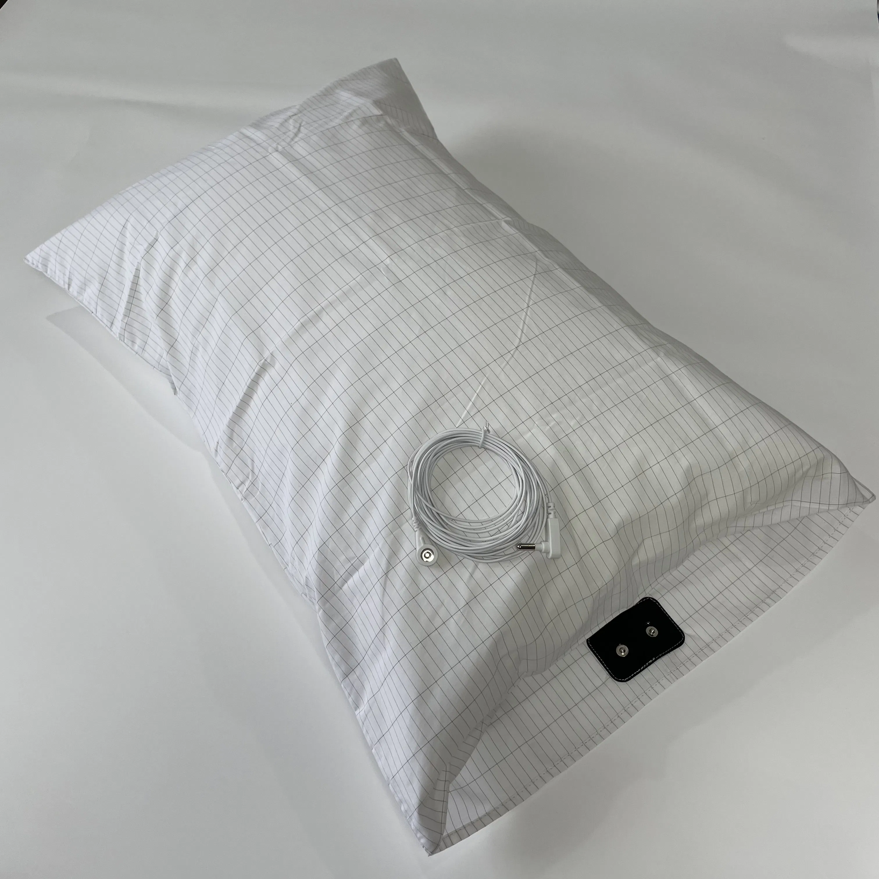 Soft and Comfortable Earthing Fitted Radiation-Proof Conductive Silver Fiber Grounded Health Pillowslip