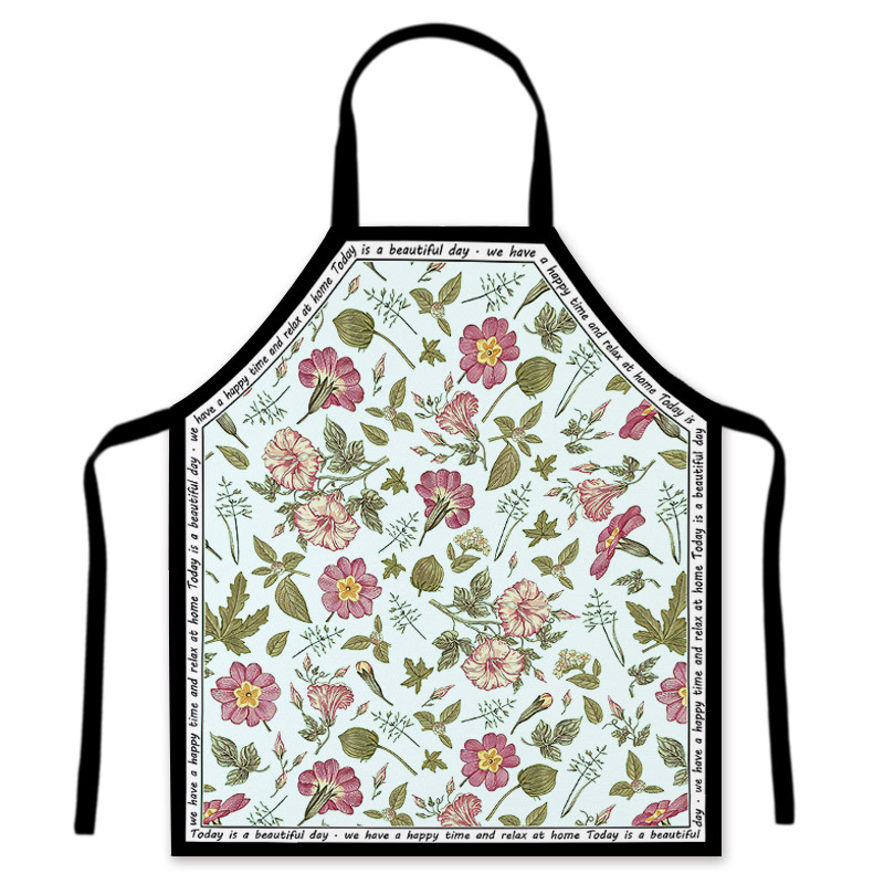 High Quality Polyester Kitchen Apron Sleeveless Stain Proof & Fashionable Waist Decoration Trendy & New Release