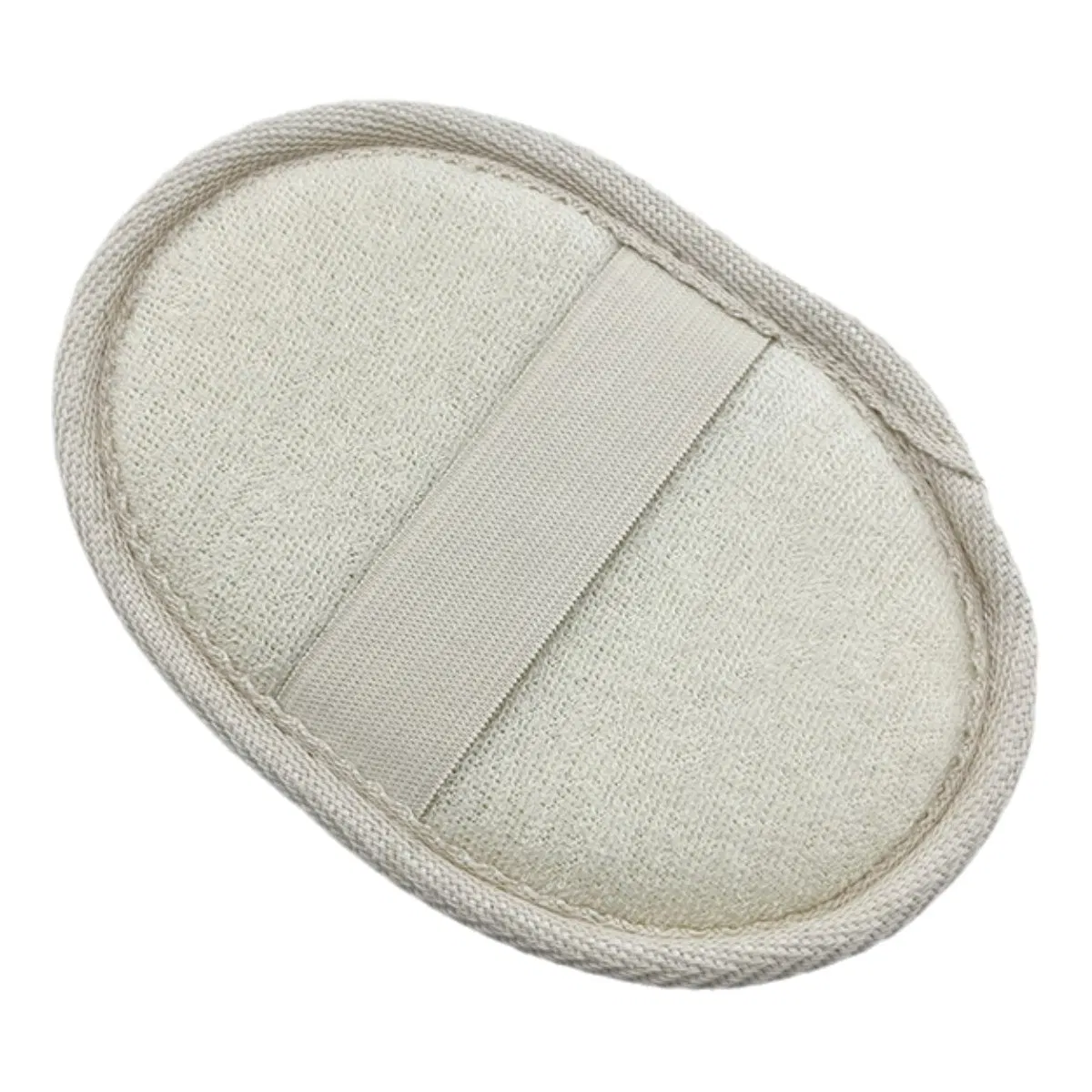 Oval Plant Fiber Cotton Material Bath SPA Shower Cleaning Scrubber for Body Exfoliating Skin
