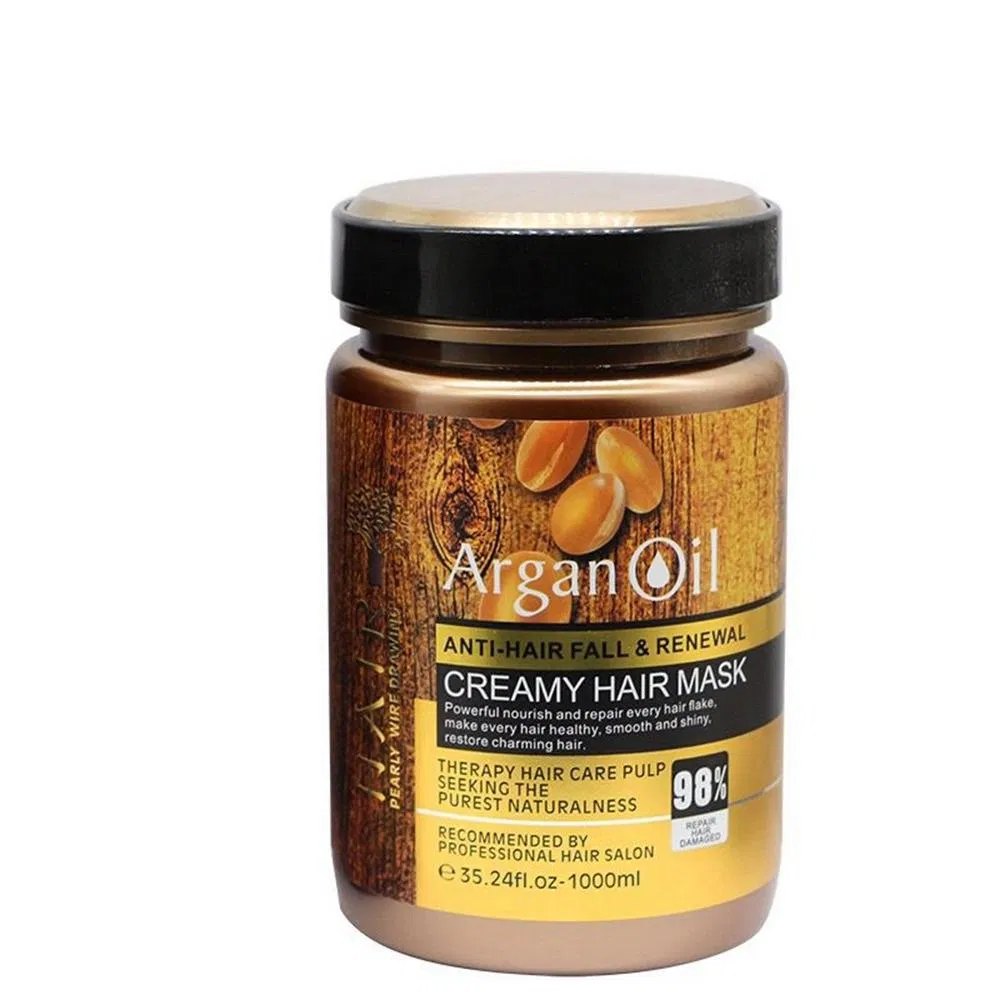 Wholesale Sulfate Free Argan Oil Shampoo Private Label Argan Oil 1000ml Natural Hair Shampoo and Conditioner Hair Mask Hair Care Set