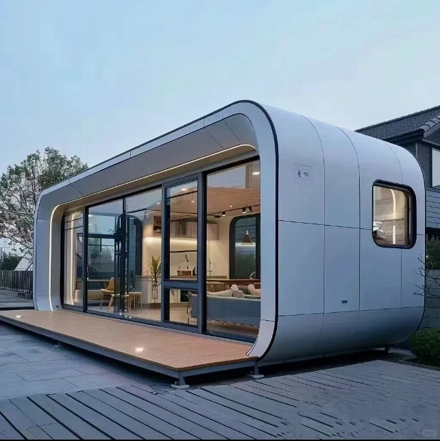 Hotel Container Home Sleep Pod Mobile Tiny House Apple Cabin