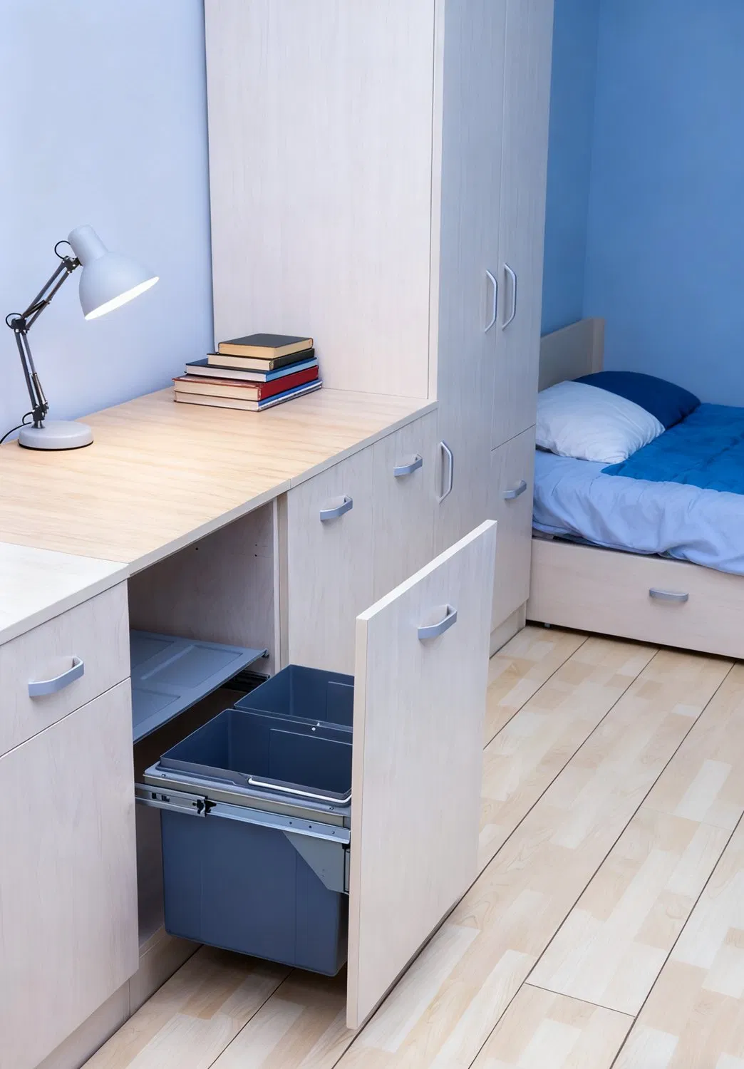 Встроенная кухонная урна Tekey с мягким закрытием