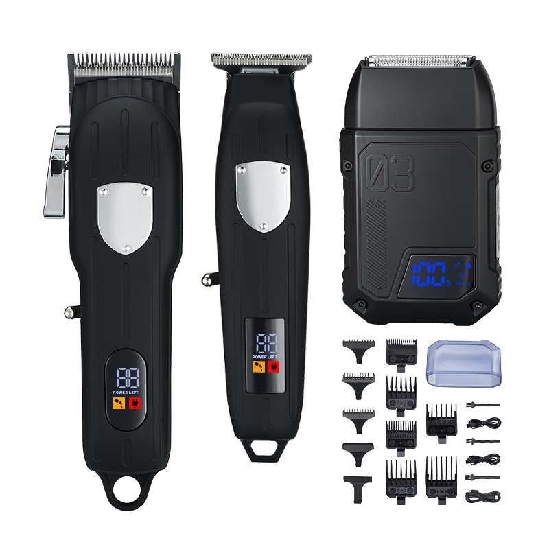 Professional Electric Hair Trimmer with Wireless Rechargeable Design
