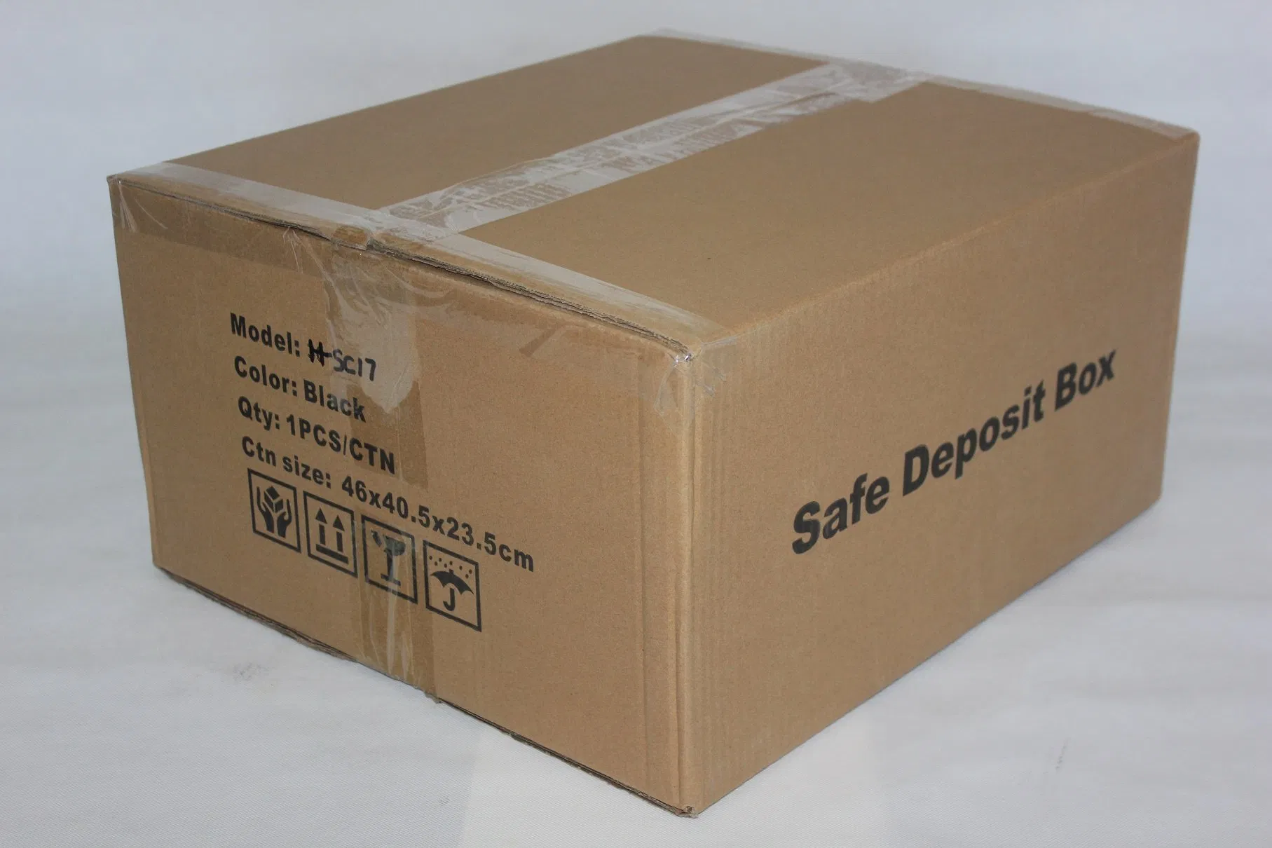 Electronics Safe Case with 15 Inch Laptop Size for Hotel Room