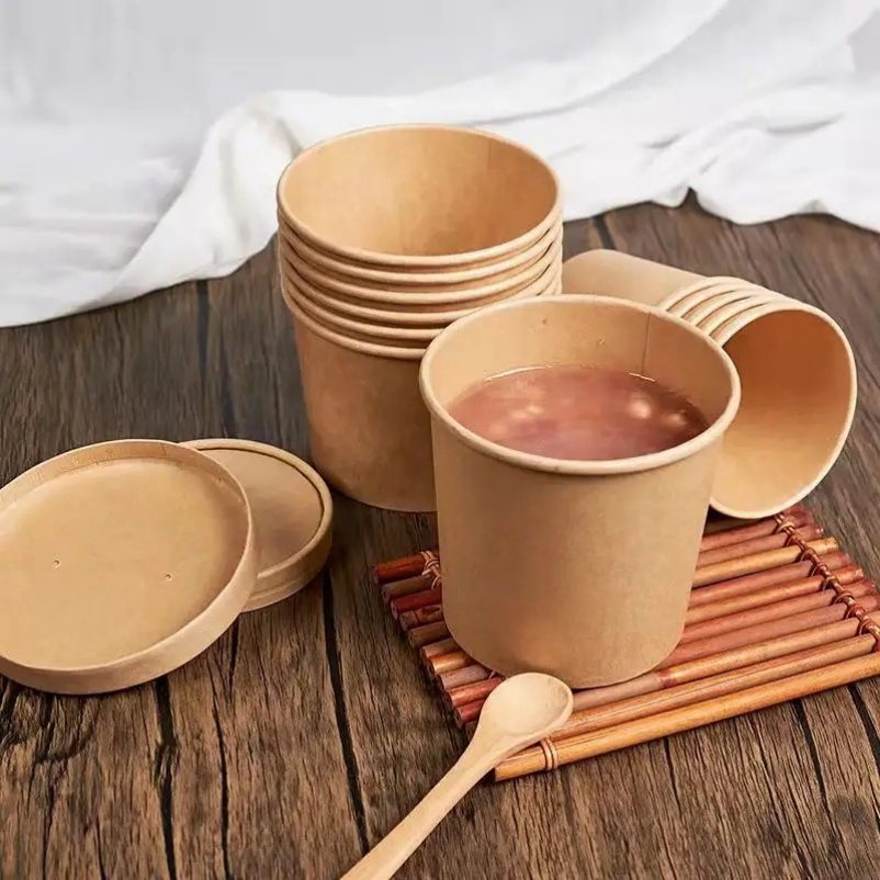 Бумажный стакан для супа Ripple Wall, 260-1000 мл